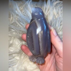 Druzy Agate Penguin